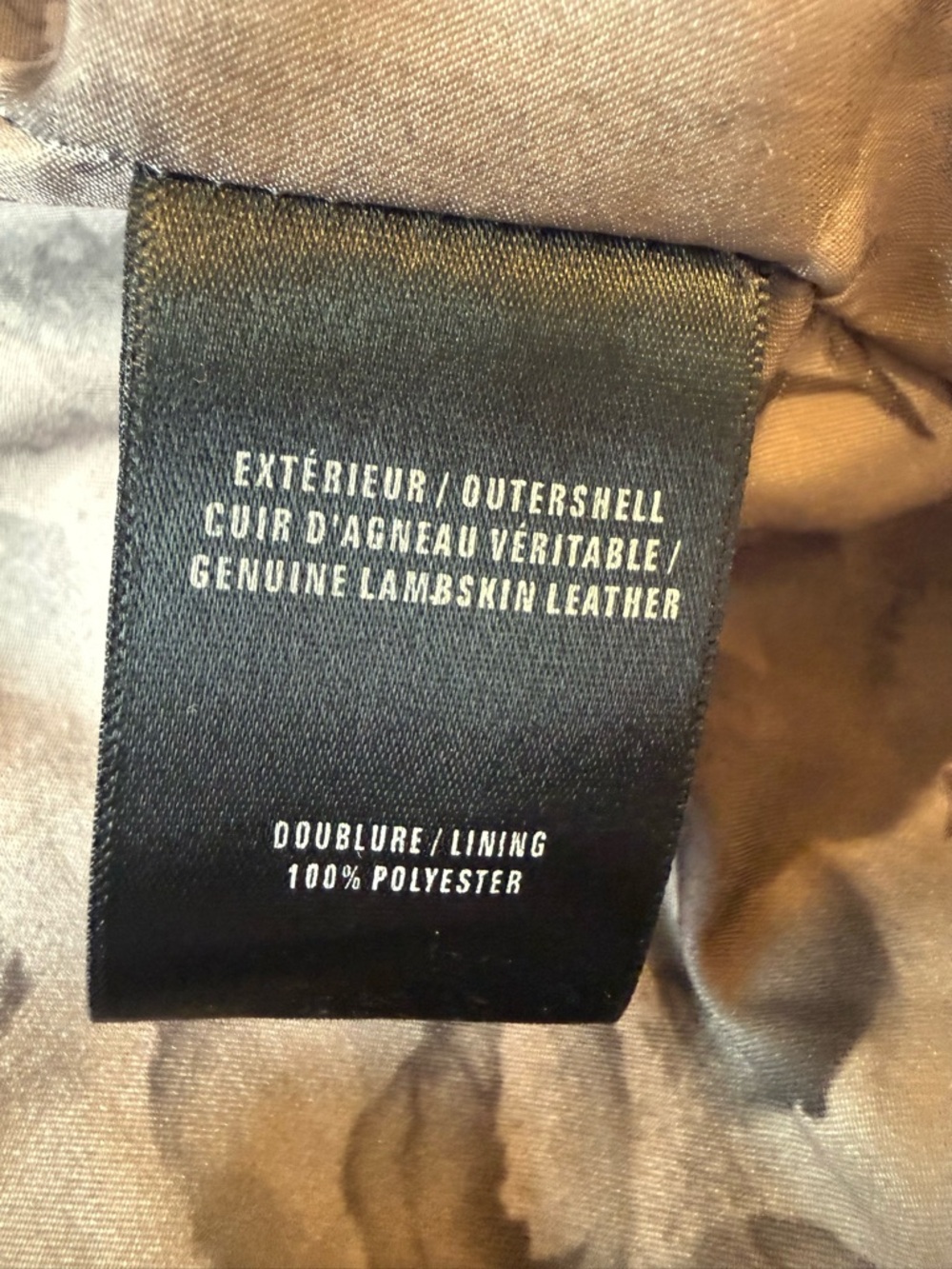 SOIA & KYO Vintage Genuine Lambskin Leather Jacket Multi-Zip Moto Espresso Brown - Picture 7 of 7